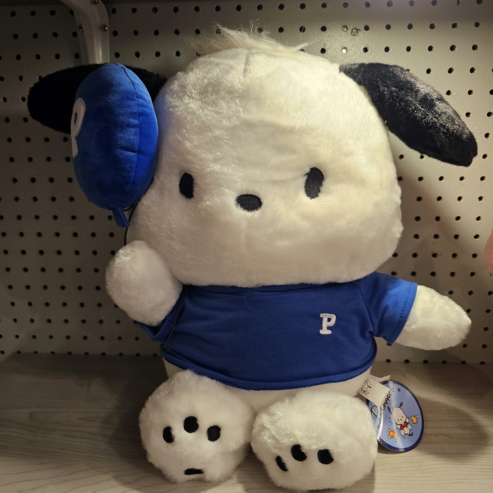 Sanrio White and Blue Stuffed Animal